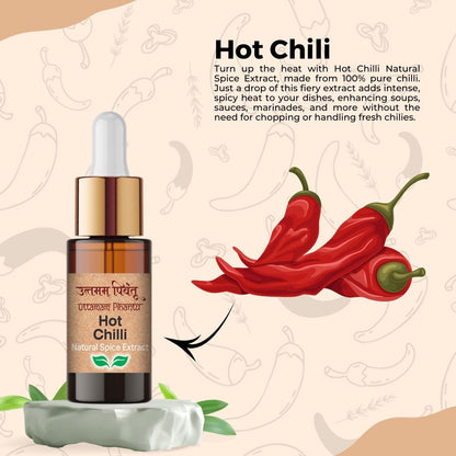 Combo pack of 3 Spice Extract Drops – Nutmeg, Hot Chilli, Bourbon Vanilla (30ml, 2x5ml & 1x20ml)