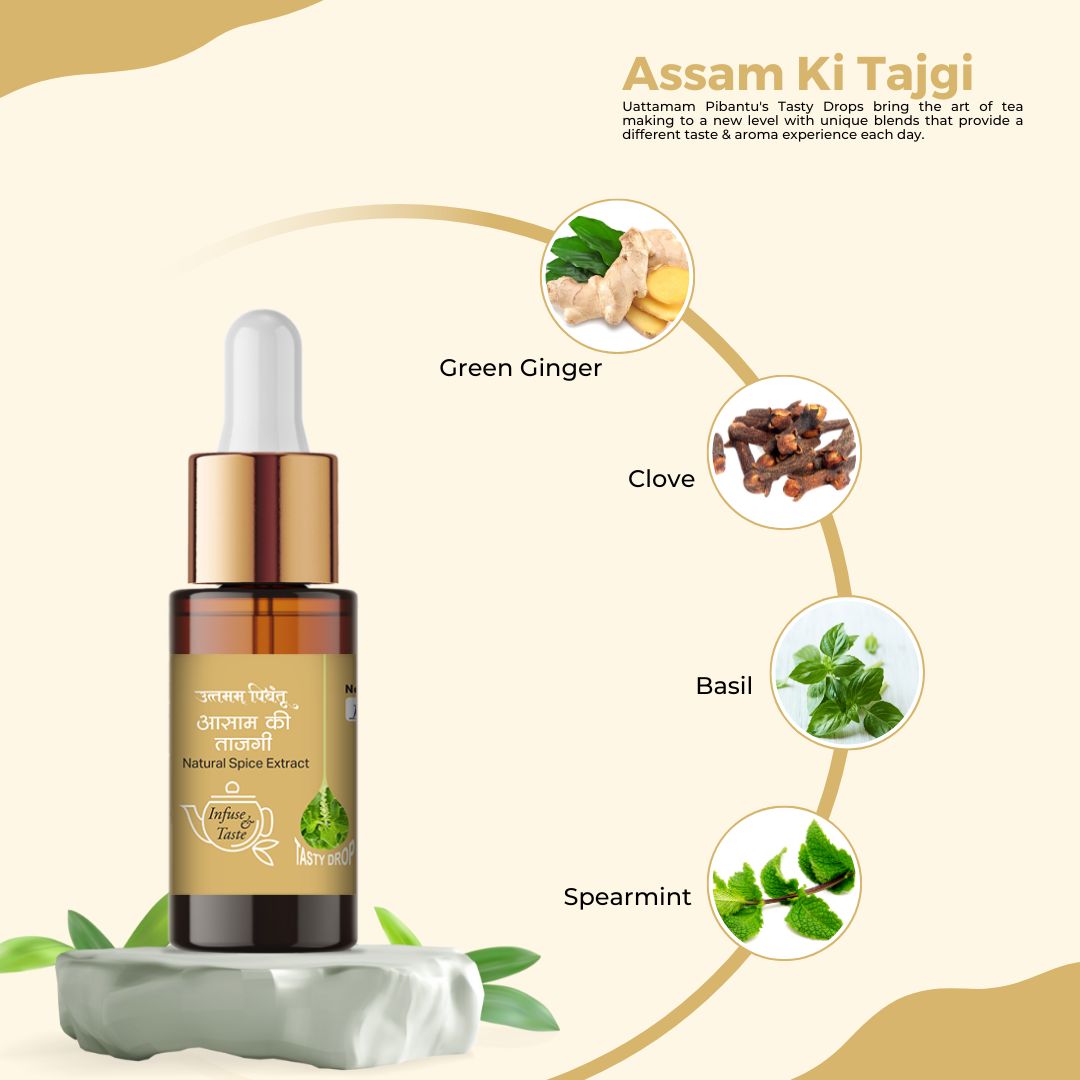 Combo Pack of Assam Ki Tajagi, Puneri Swadam, Jayka Jaipur Ka (5ml, 180 Drops)