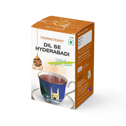 Combo Pack of Dil Se Hyderabadi | Assam Ki Tazgi | Cardamom | 5ml, 180 Drops Each | Premium Indian Spice & Flavor Extracts