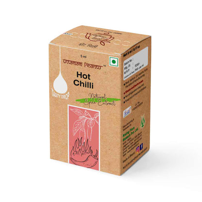 Combo pack of 3 Spice Extract Drops – Nutmeg, Hot Chilli, Bourbon Vanilla (30ml, 2x5ml & 1x20ml)