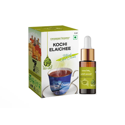 Combo Pack of Dil Se Hyderabadi | Kochi Elaichee | Ginger | 5ml, 180 Drops Each | Authentic Spice & Herbal Extracts