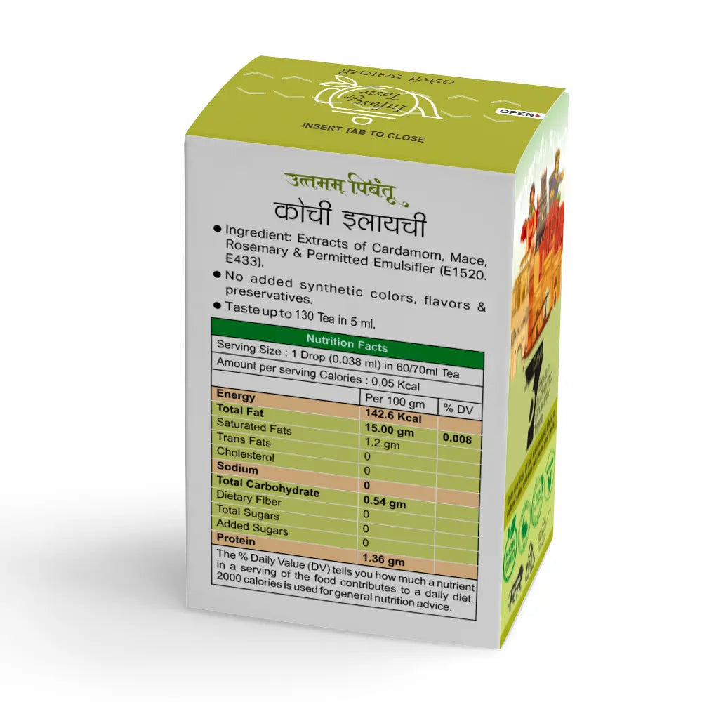 Combo Pack of Bahar e kashmir, Kochi Elachiee, Ginger (3x5ml, 180 Drops)