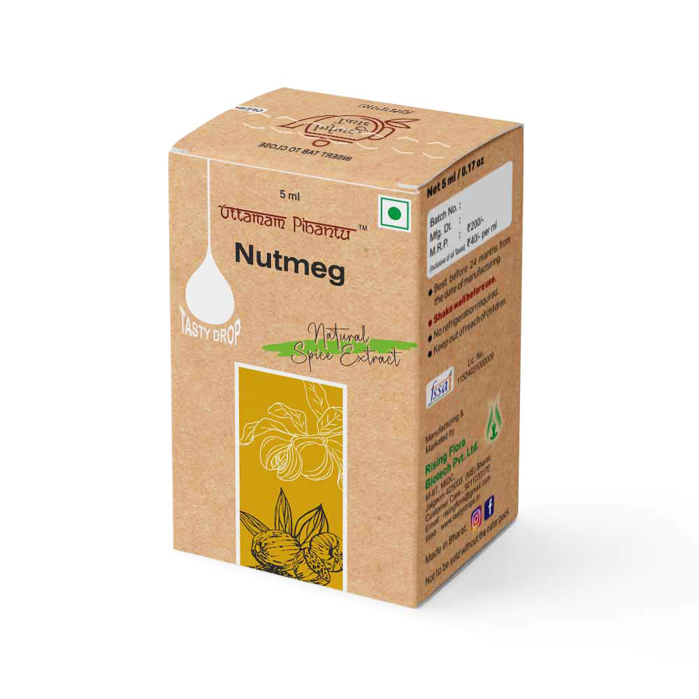 Combo pack of 3 Spice Extract Drops – Nutmeg, Hot Chilli, Bourbon Vanilla (30ml, 2x5ml & 1x20ml)