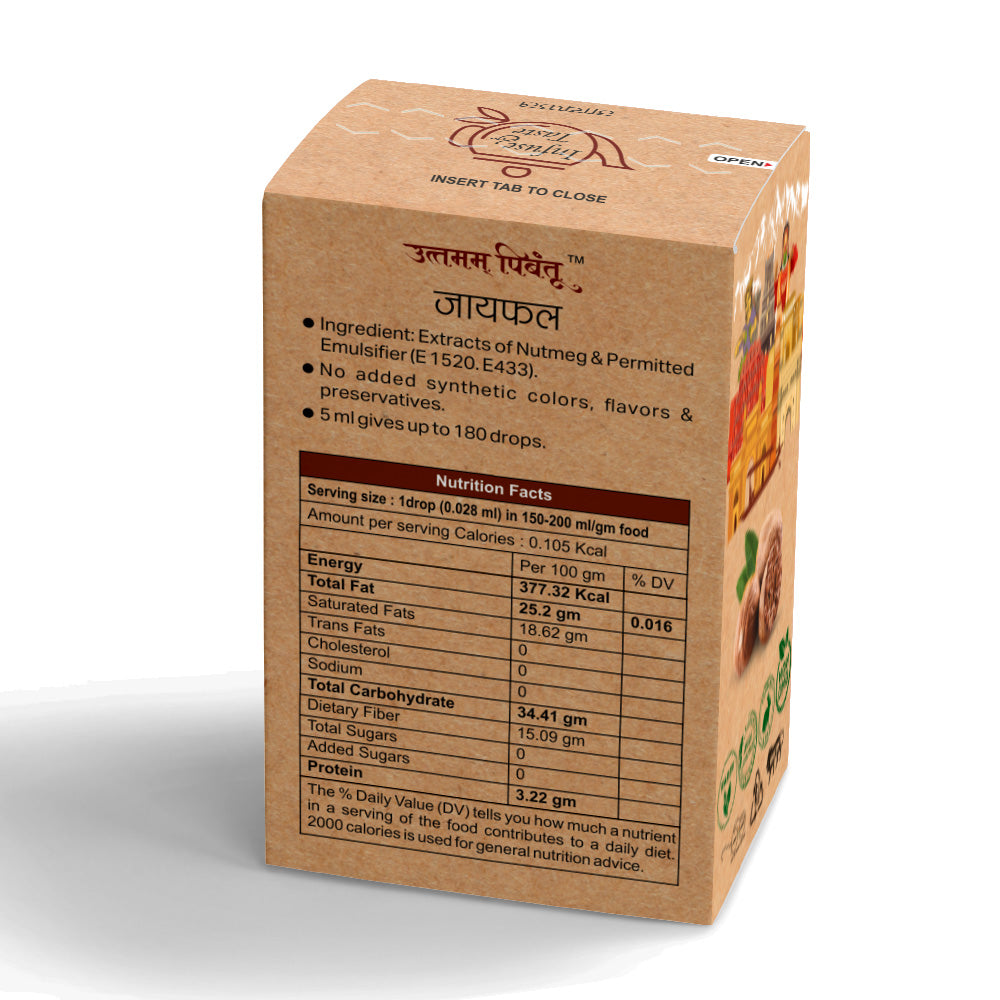Combo pack of 3 Spice Extract Drops – Nutmeg, Hot Chilli, Bourbon Vanilla (30ml, 2x5ml & 1x20ml)