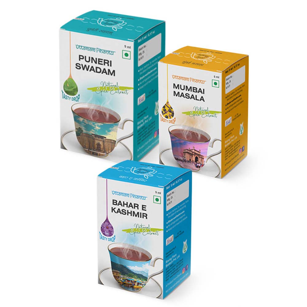 Puneri Swadam, Mumbai Masala, Bahar e Kashmir (5ml, 180 Drops)