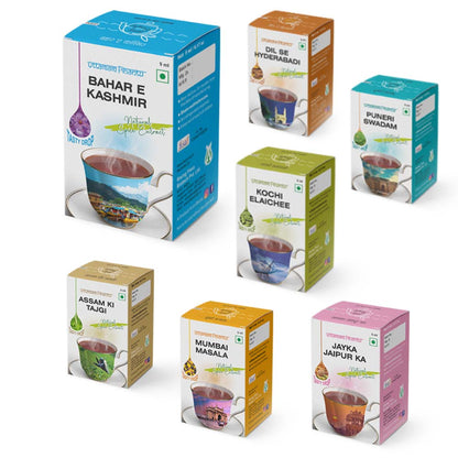 Royal 7 Tea Masala Extract Combo Pack (1260 Cups)